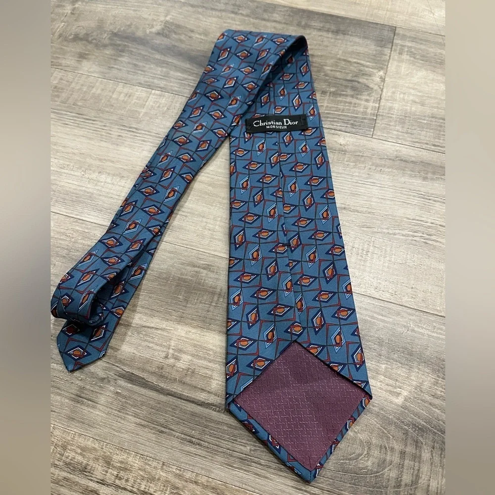 Vintage Christian Dior Monsieur Silk Tie